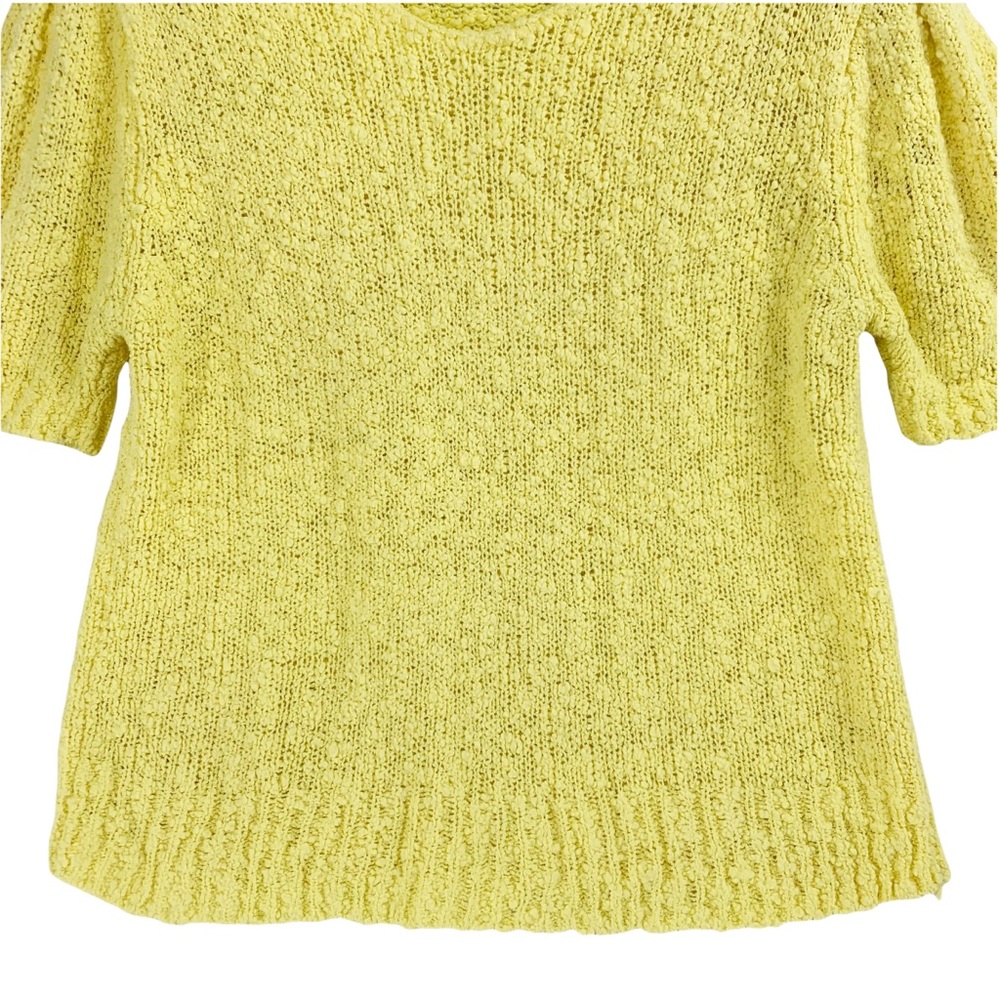 Vintage Popcorn Knit Short Sleeve Sweater - Picture 3 of 13